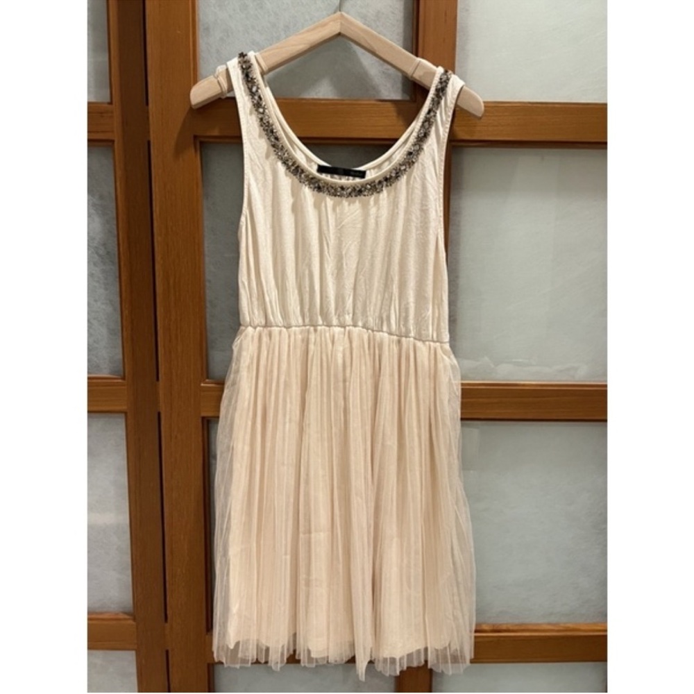 Heather Ivory Rhinestone Tulle Balletcore Dress XS - Picture 6 of 10